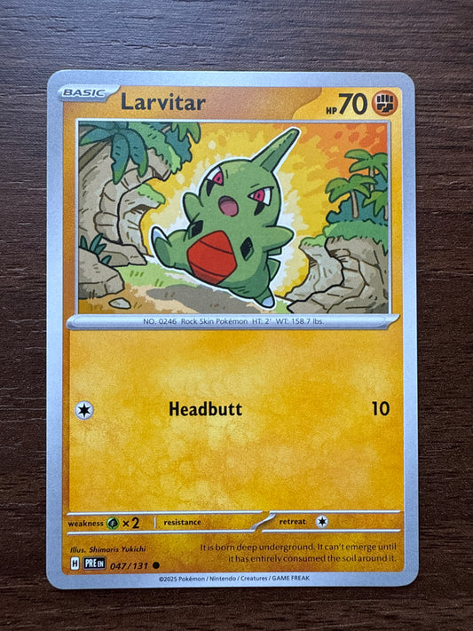 Larvitar Common | Prismatic Evolutions | 047/131