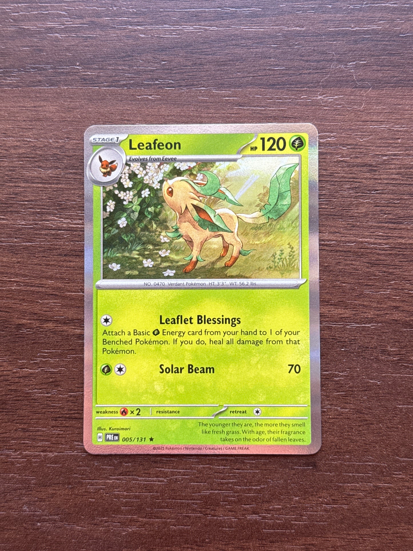 005/131 | Leafeon Holo | Prismatic Evolutions