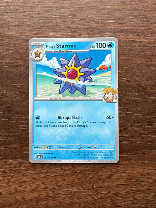 047/182 | Misty’s Starmie Common | Destined Rivals