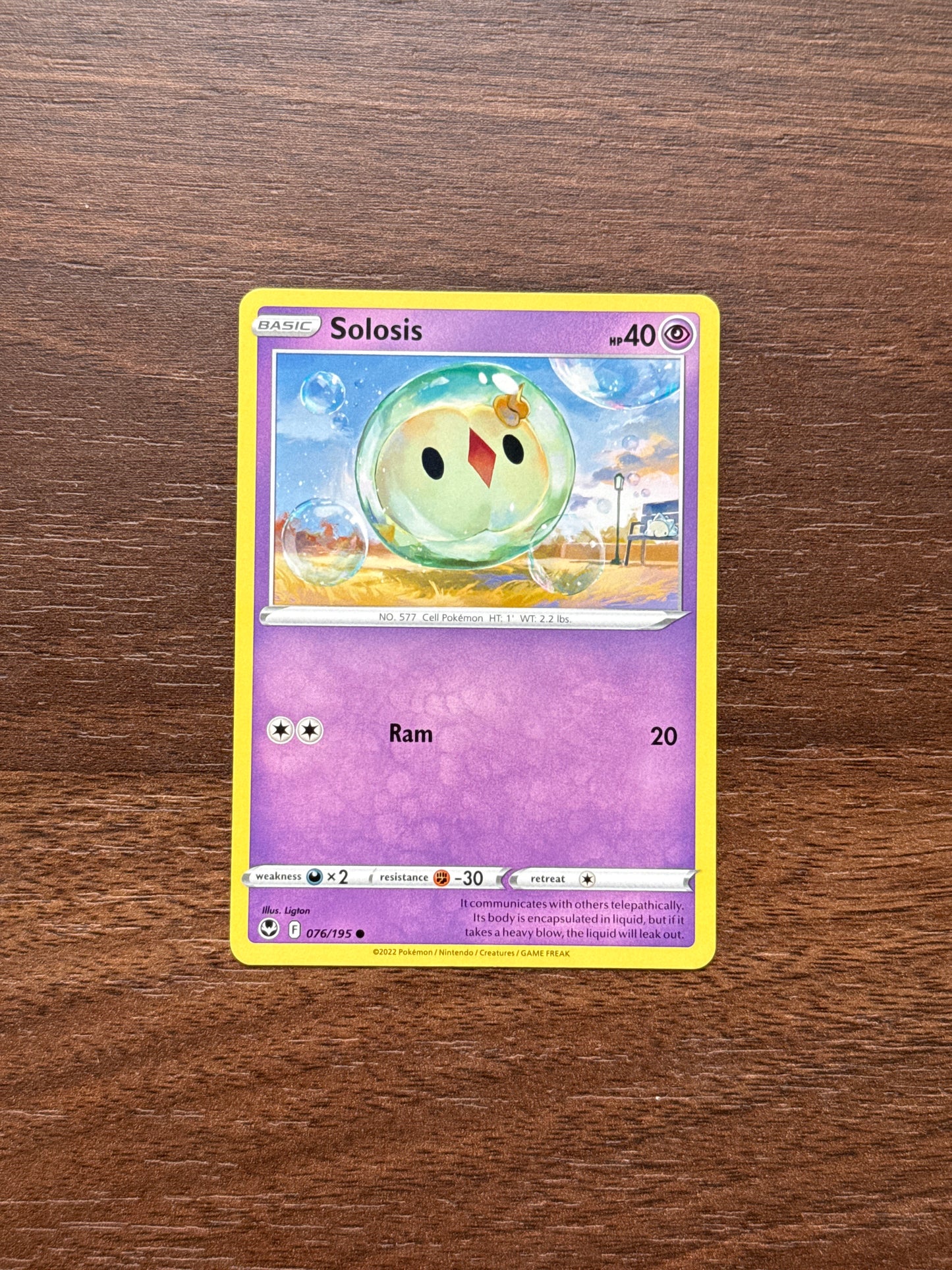 076/195 | Solosis Common | Silver Tempest