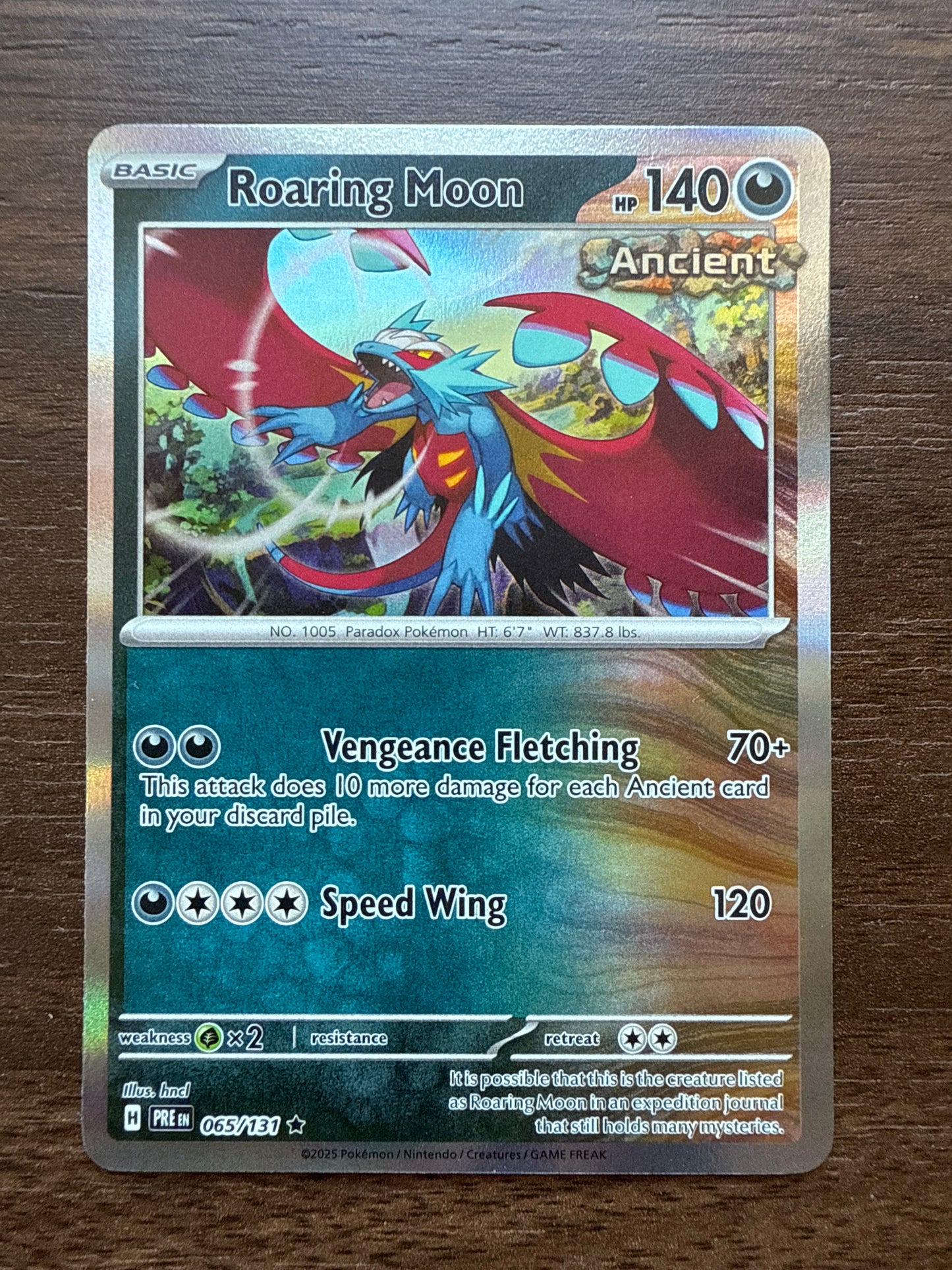 Roaring Moon Holo | Prismatic Evolutions | 065/131