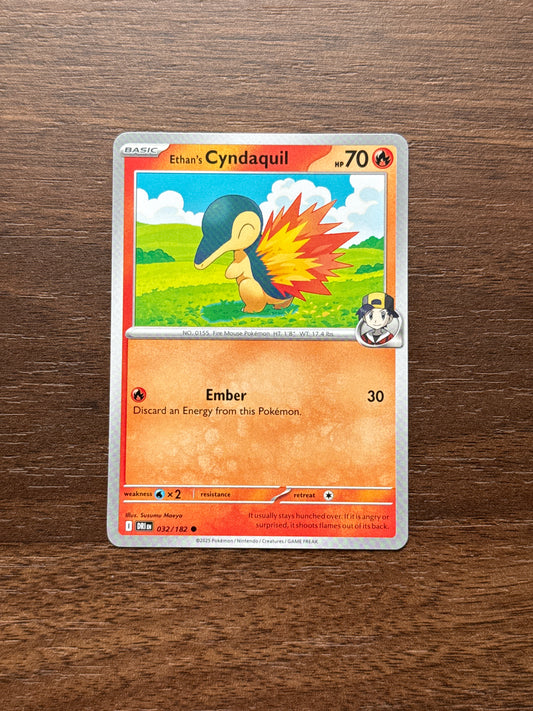 032/182 | Ethan’s Cyndaquil Common | Destined Rivals
