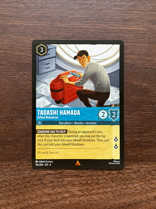 155/204 | Tadashi Hamada Rare Card | Azurite Sea