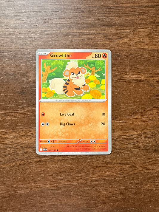 027/182 | Growlithe Common | Destined Rivals
