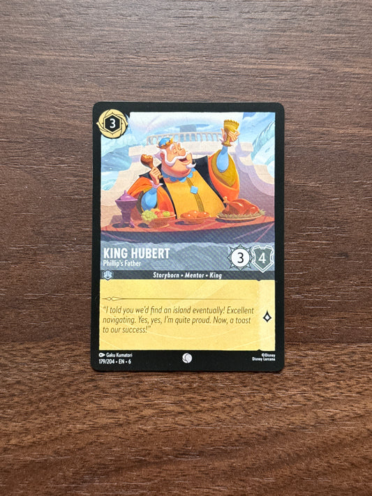 179/204 | King Hubert Common Card | Azurite Sea