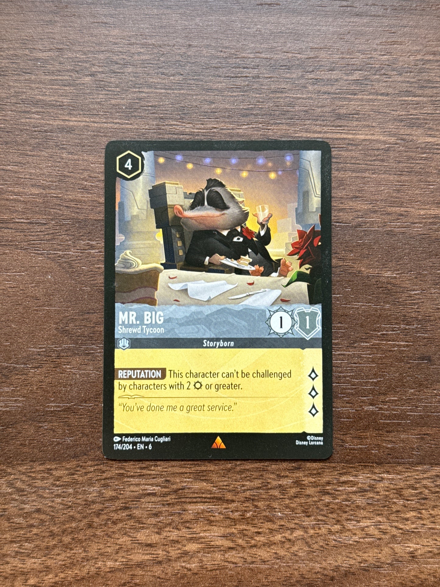 174/204 | Mr Big Rare Card | Azurite Sea