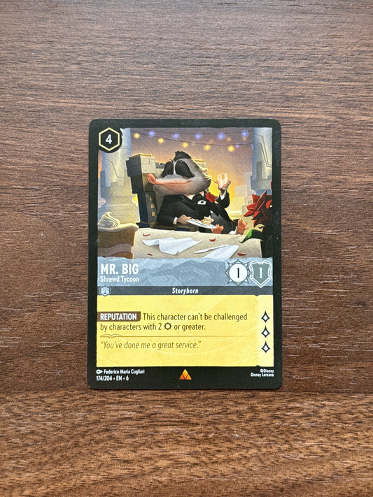 174/204 | Mr Big Rare Card | Azurite Sea