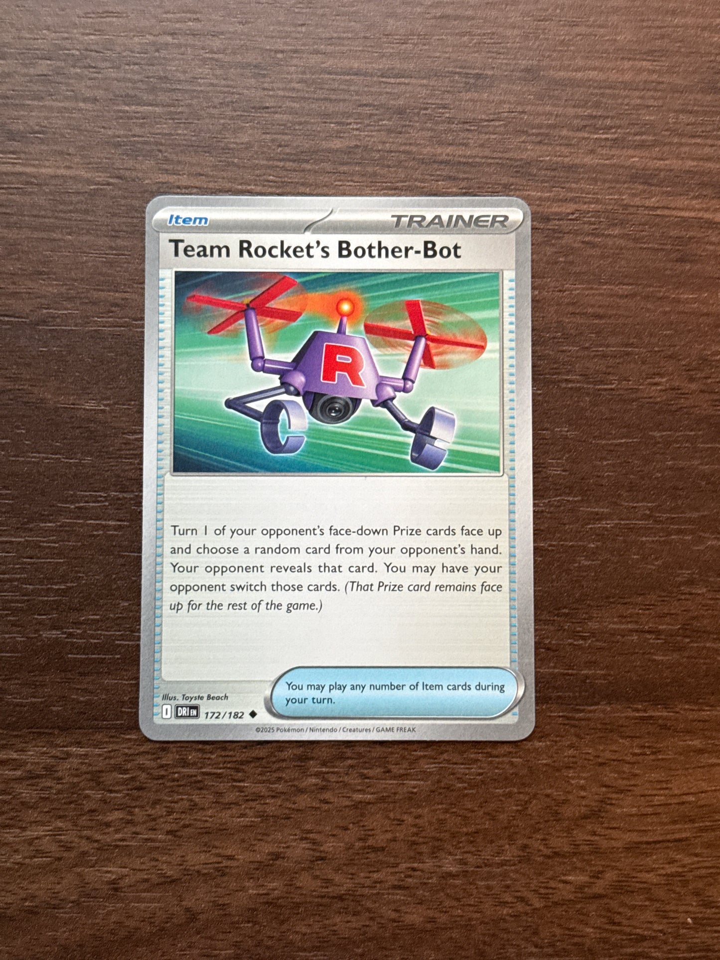 172/182 | Team Rocket's Bother Bot Common | Destined Rivals