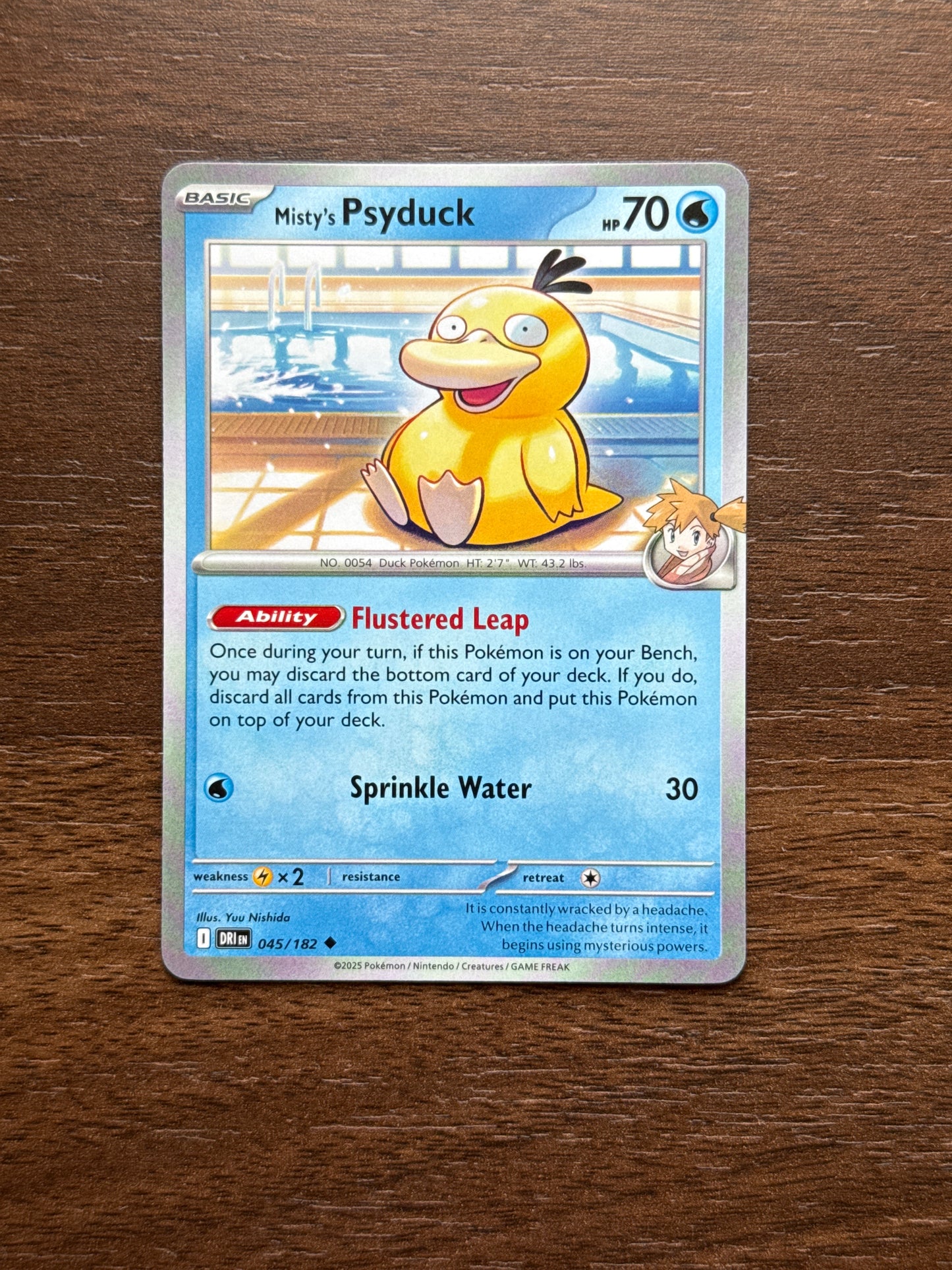 045/182 | Misty’s Psyduck Common | Destined Rivals