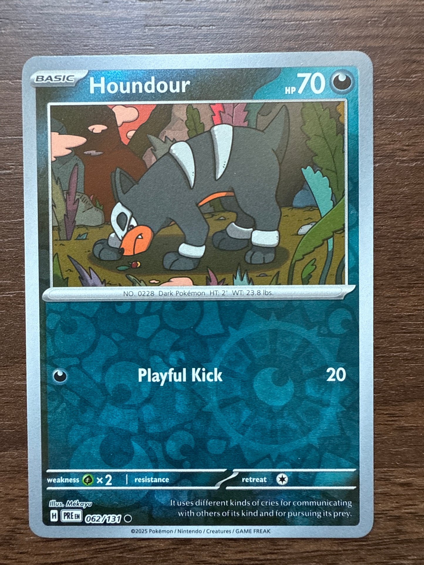 Houndour Rev Holo | Prismatic Evolutions | 062/131