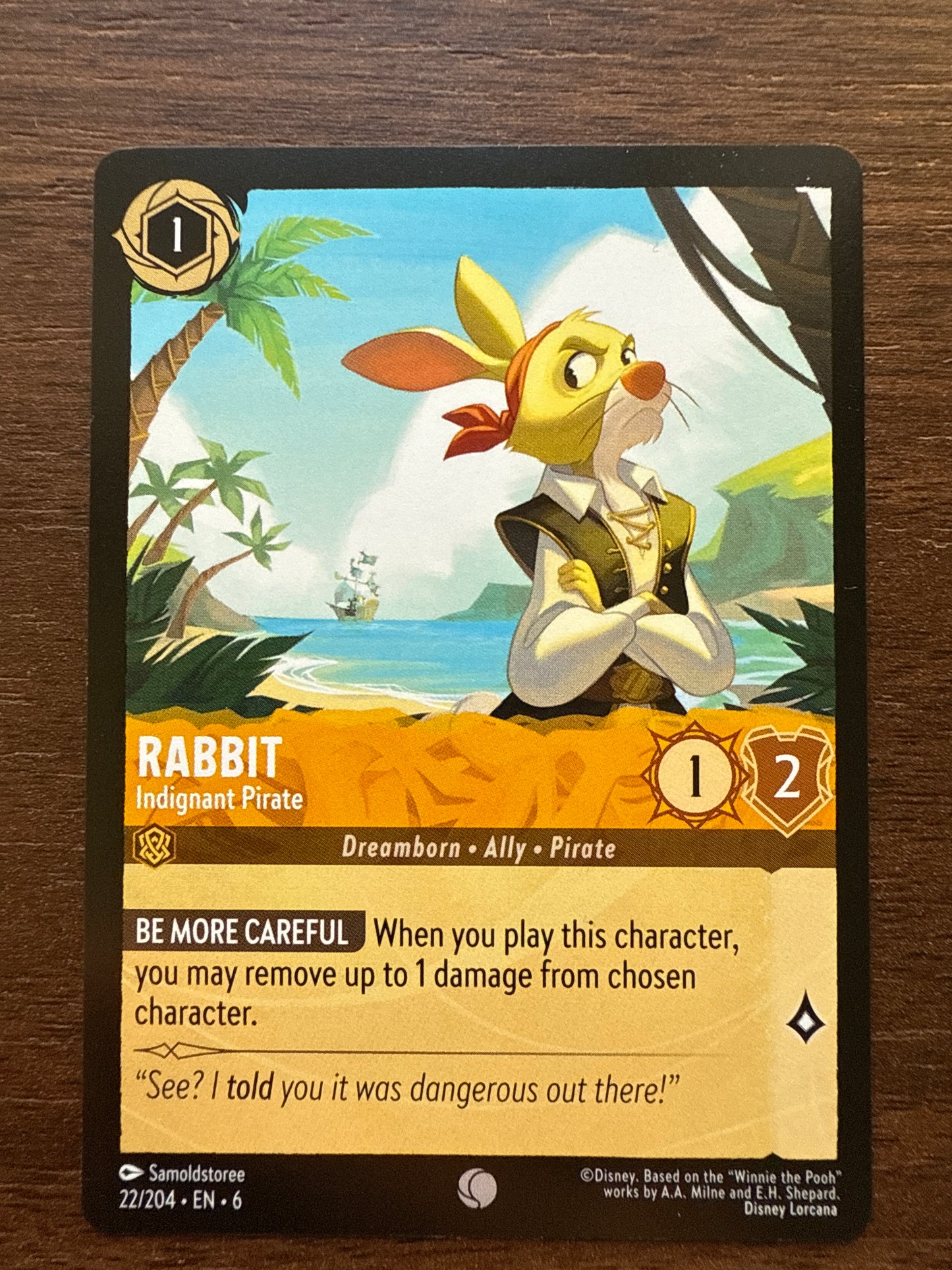 Rabbit Common Card | Azurite Sea | 022/204