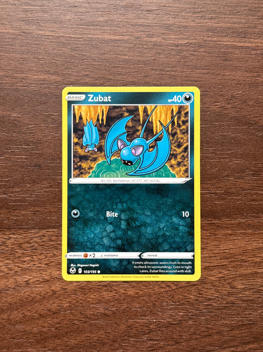 103/195 | Zubat Common | Silver Tempest