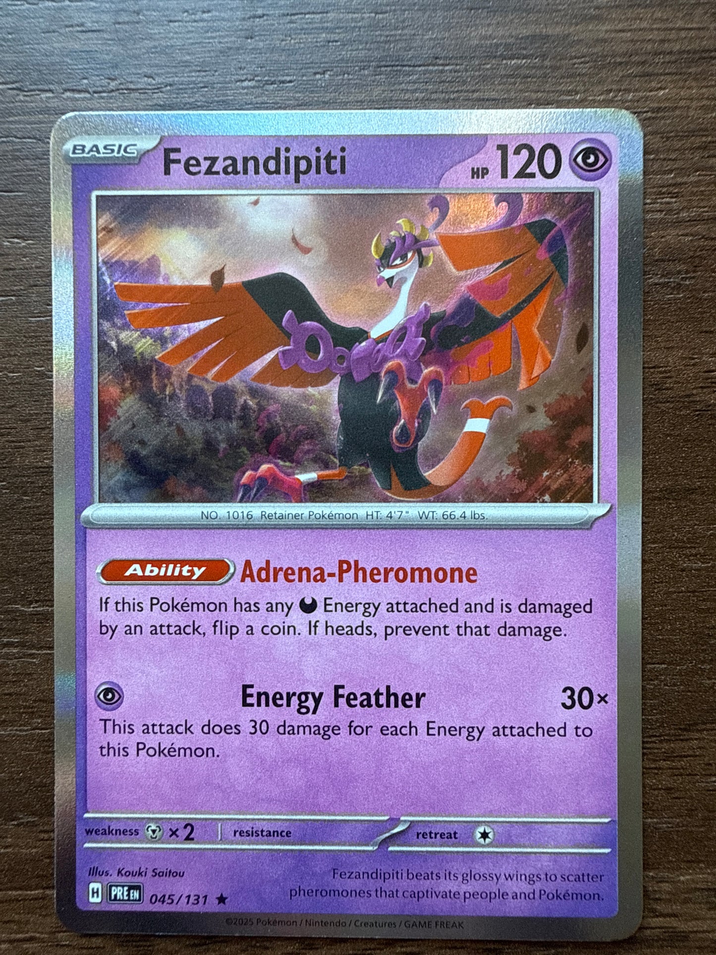 Fezandipiti Holo | Prismatic Evolutions | 045/131