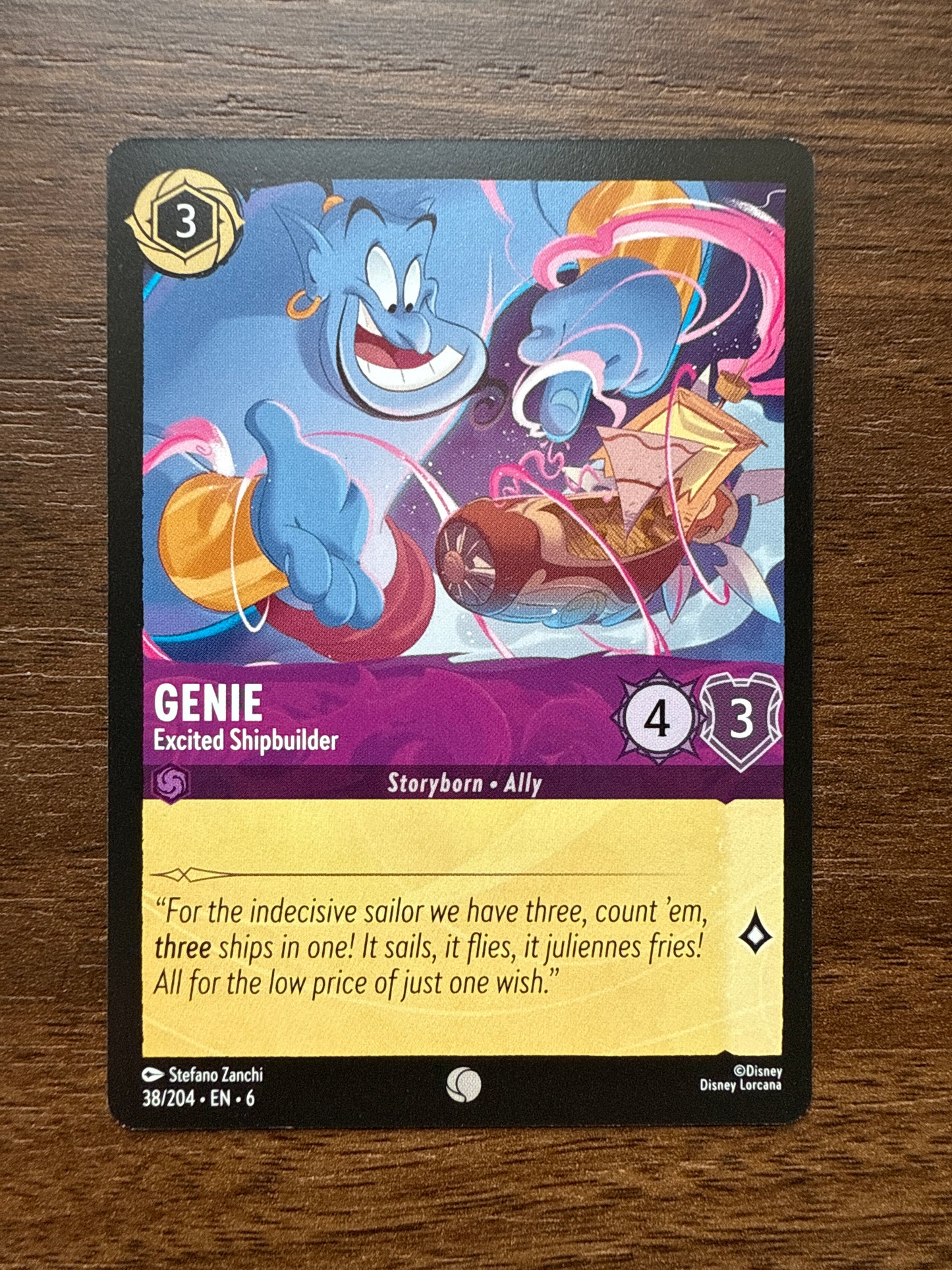 Genie Common Card | Azurite Sea | 038/204