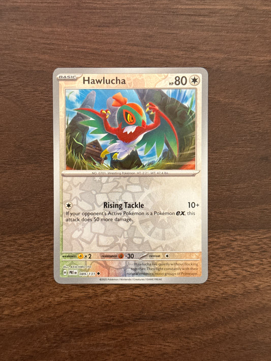 089/131 | Hawlucha Rev Holo | Prismatic Evolutions