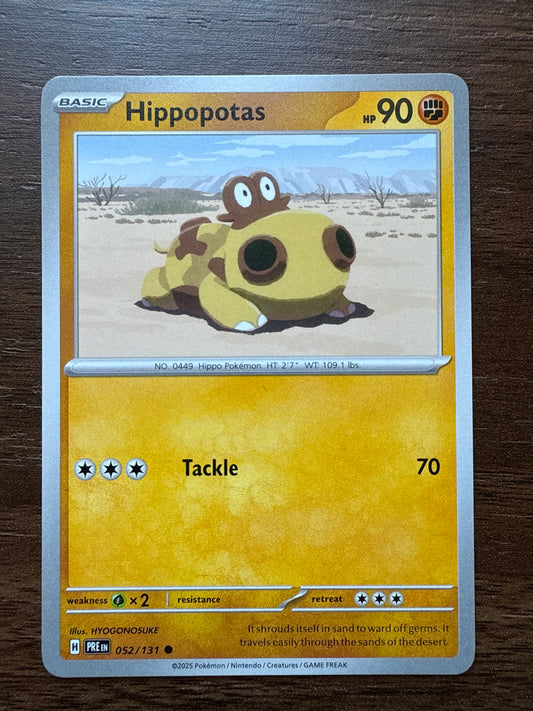 Hippopotas Common | Prismatic Evolutions | 052/131