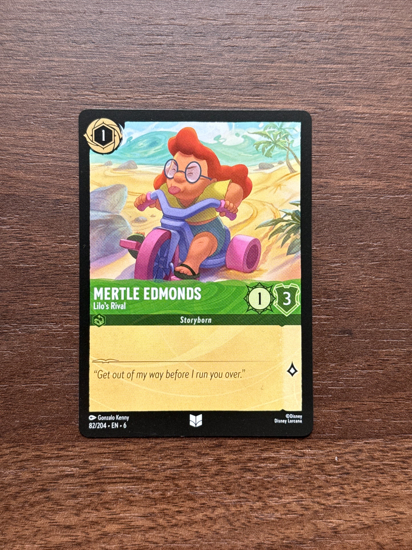 082/204 | Mertle Edmonds Uncommon Card | Azurite Sea