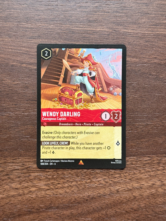 108/204 | Wendy Darling Rare Card | Azurite Sea