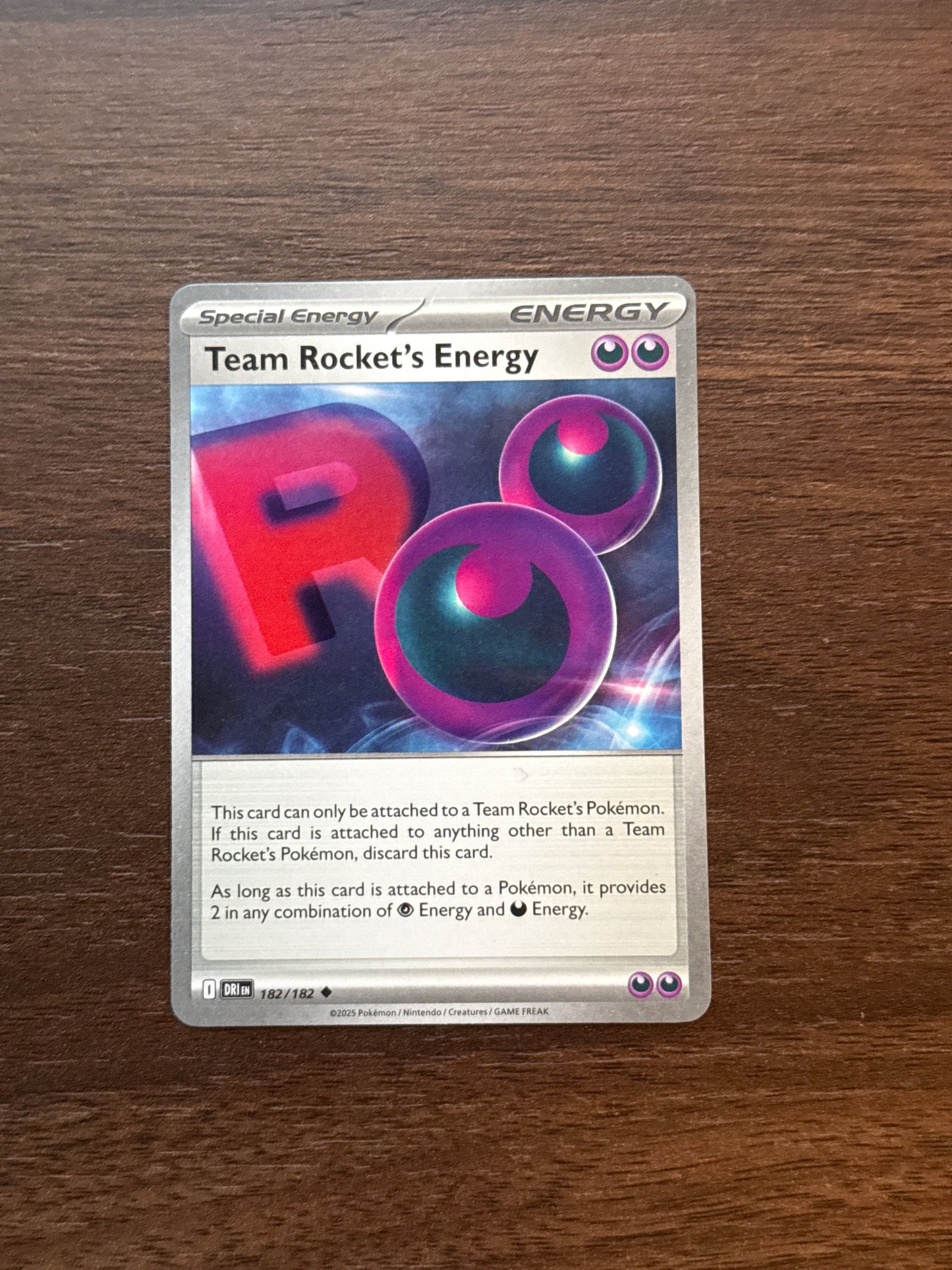 182/182 | Team Rocket's Energy Common | Destined Rivals