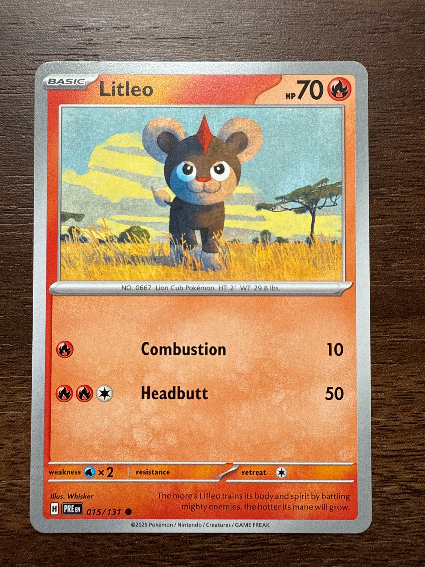 Litleo Common | Prismatic Evolutions | 015/131