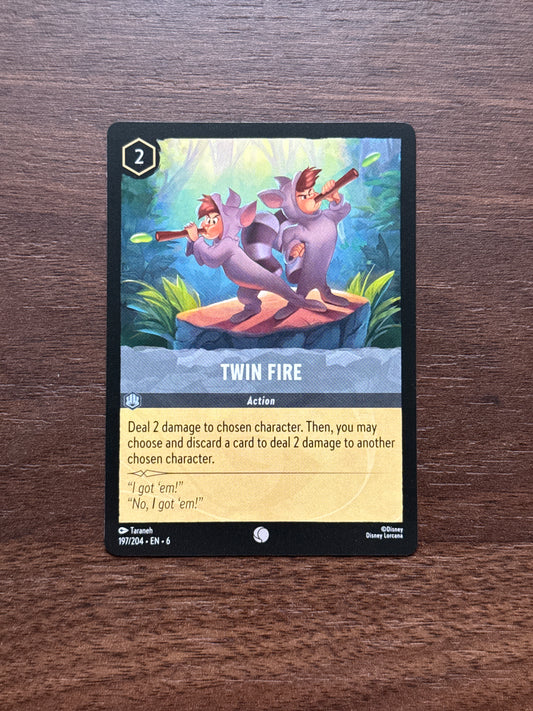 197/204 | Twin Fire Common Card | Azurite Sea