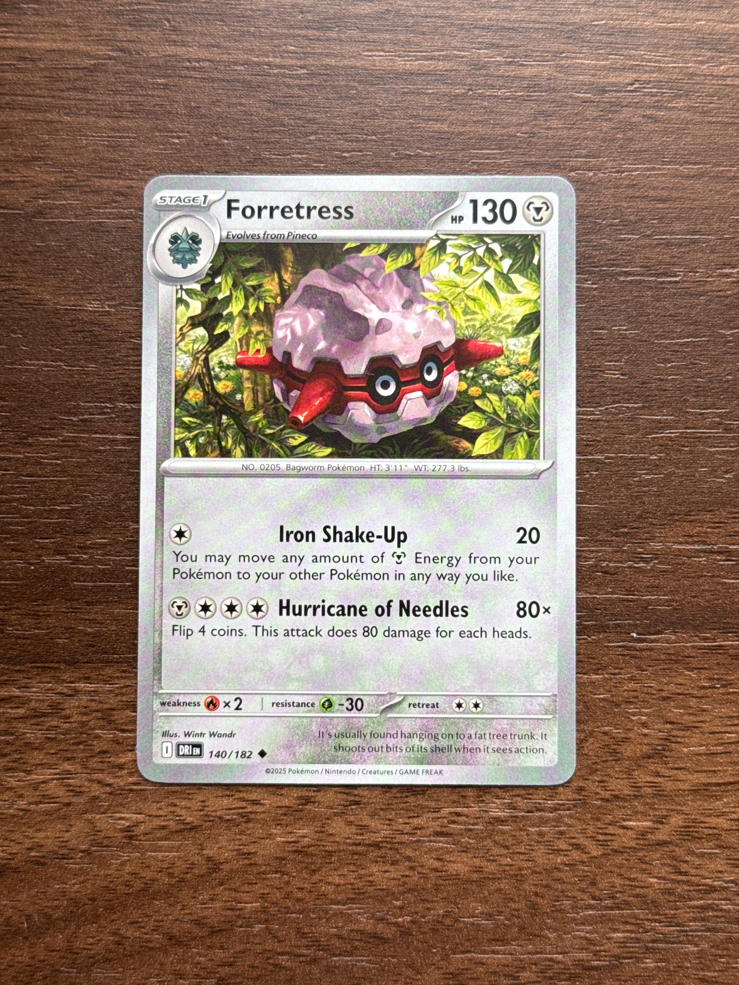 140/182 | Forretress Common | Destined Rivals
