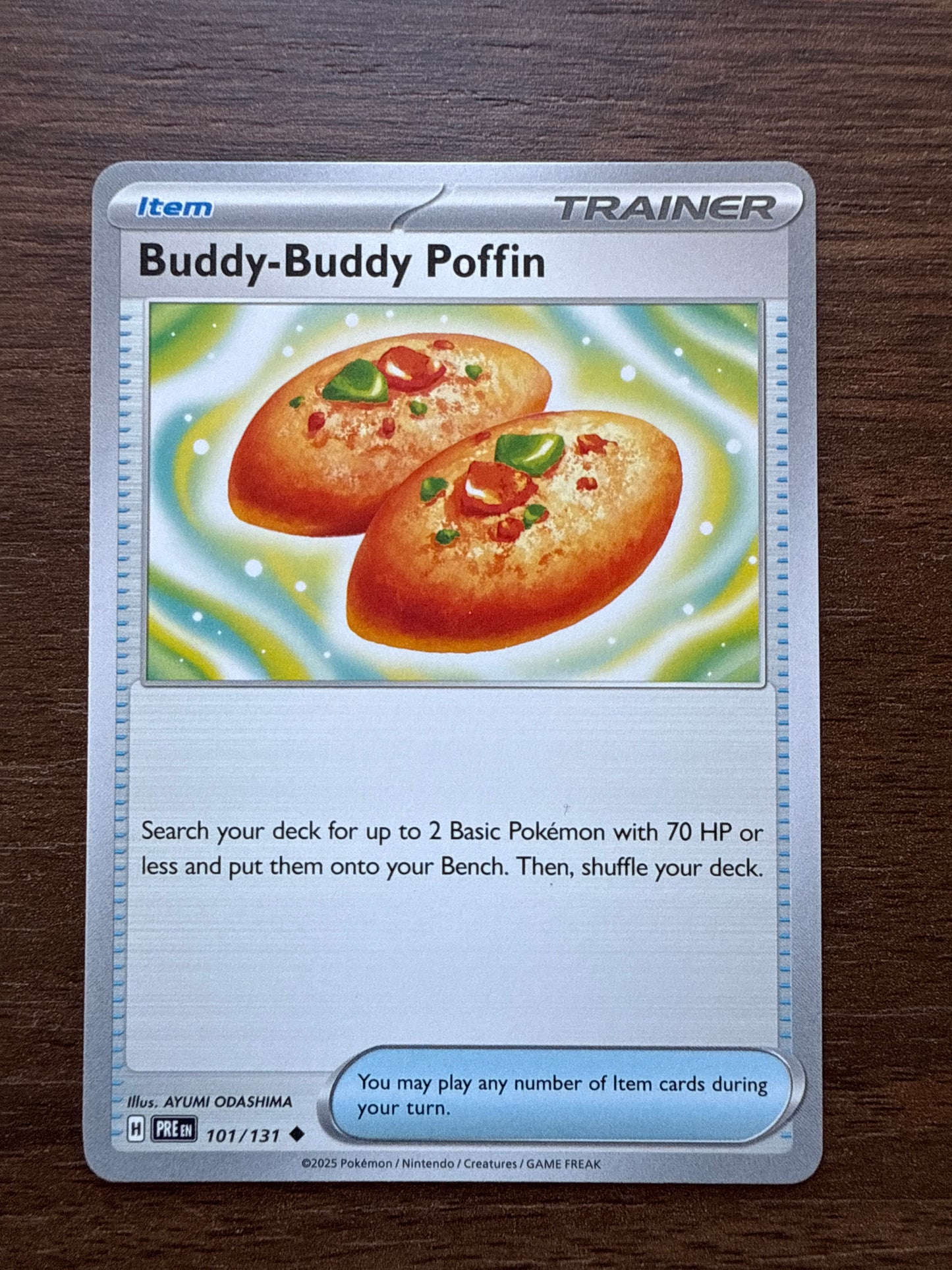 Buddy-Buddy Poffin Common | Prismatic Evolutions | 101/131