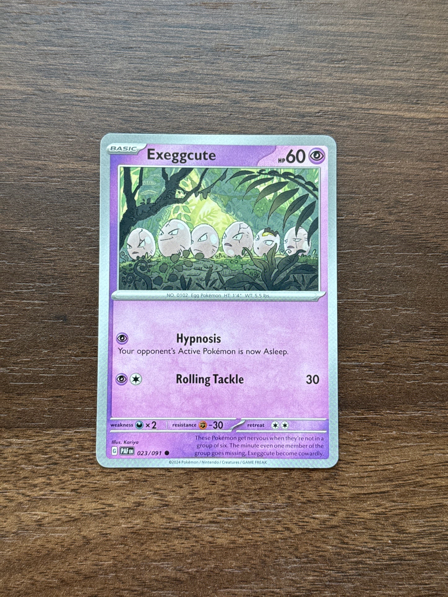 023/091 | Exeggcute Common | Paldean Fates