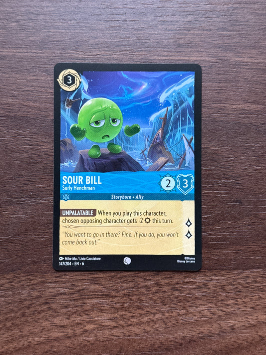 147/204 | Sour Bill Common Card | Azurite Sea