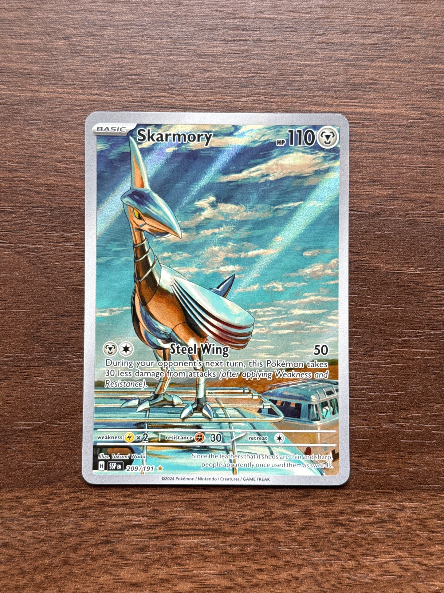 209/191 | Skarmory Illustration Rare | Surging Sparks