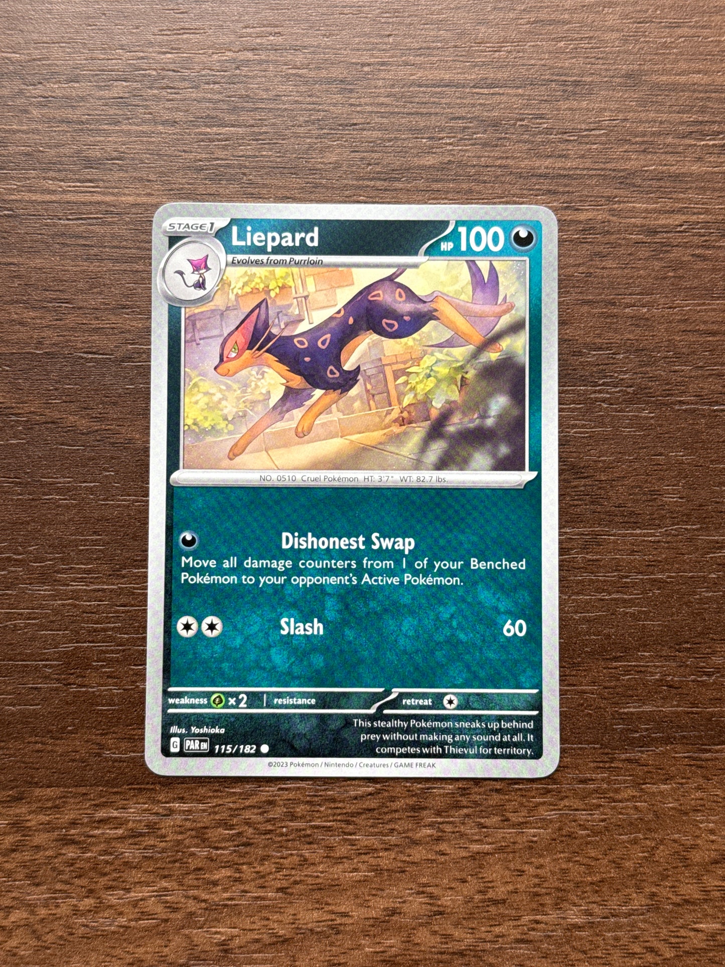 115/182 | Liepard Common | Paradox Rift
