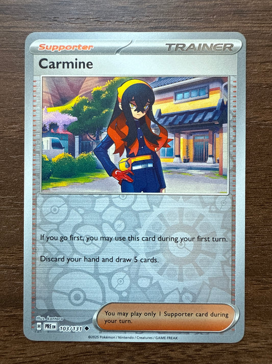 Carmine Rev Holo | Prismatic Evolutions | 103/131