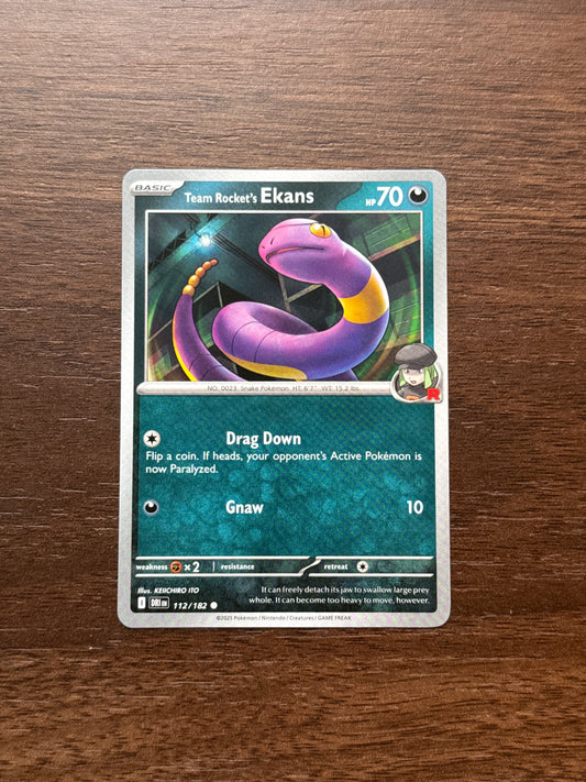 112/182 | Team Rocket’s Ekans Common | Destined Rivals