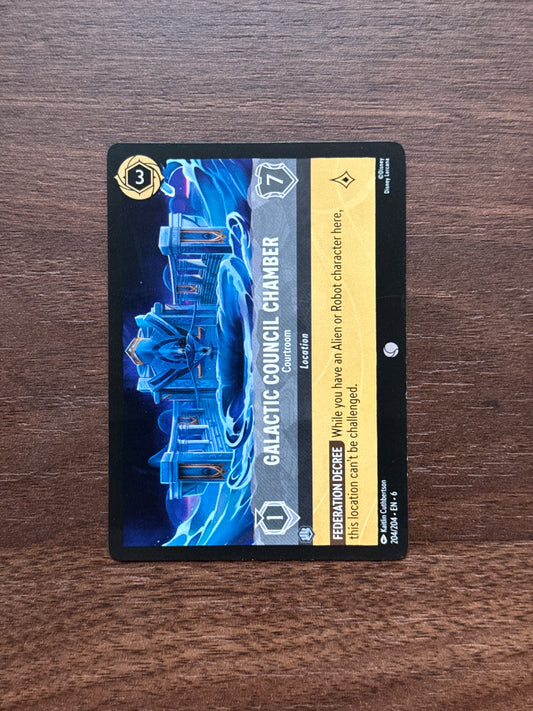 204/204 | Galactic Council Chamber Common Card | Azurite Sea