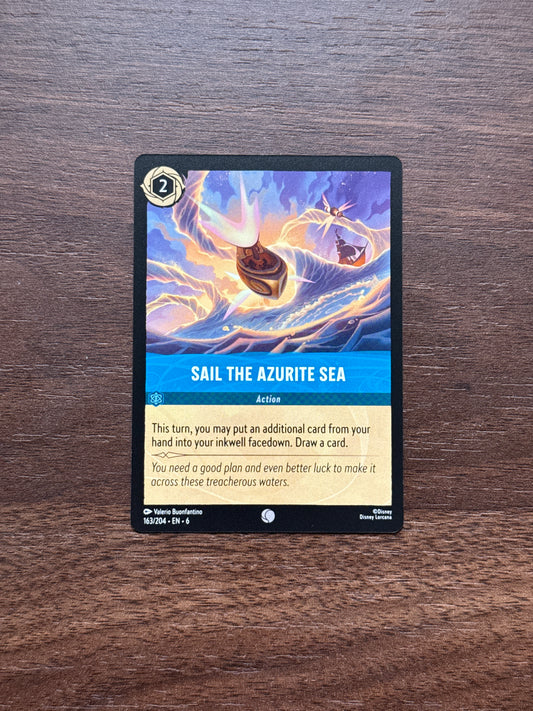 163/204 | Sail The Azurite Sea Common Card | Azurite Sea