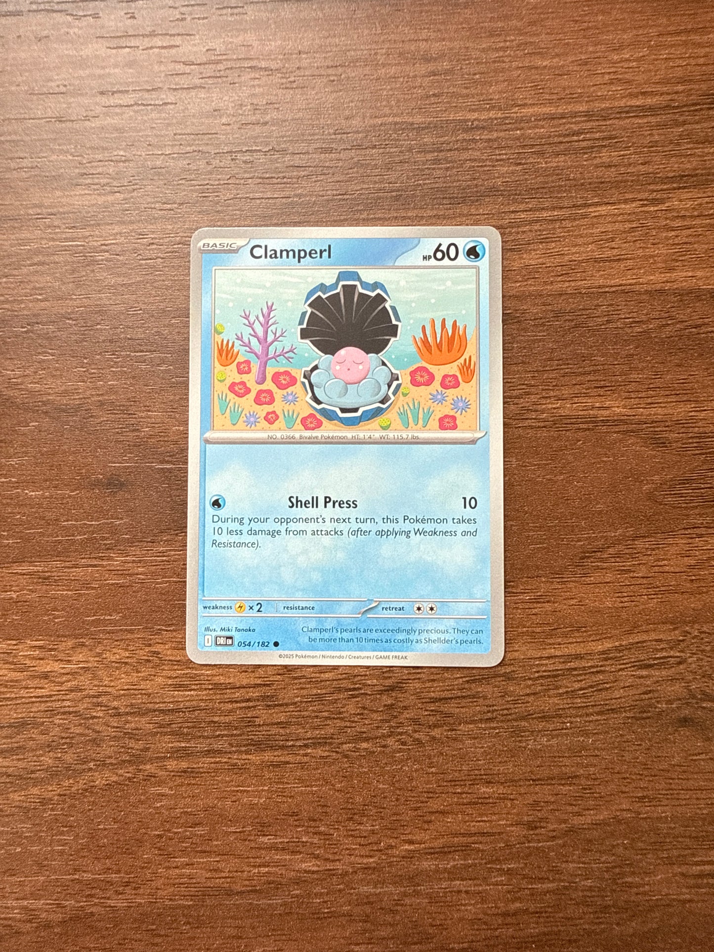 054/182 | Clamperl Common | Destined Rivals