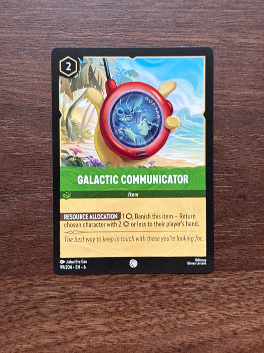 099/204 | Galactic Communicator Common Card | Azurite Sea