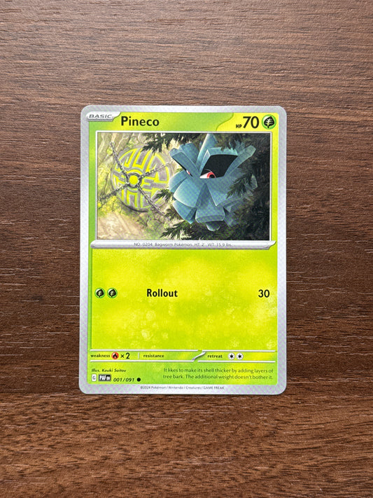 001/091 | Pineco Common | Paldean Fates