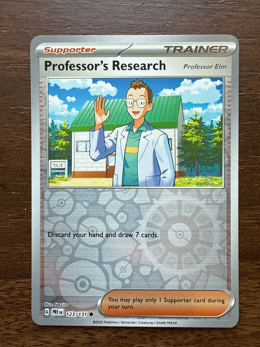 Professor Elm's Research Rev Holo | Prismatic Evolutions | 123/131