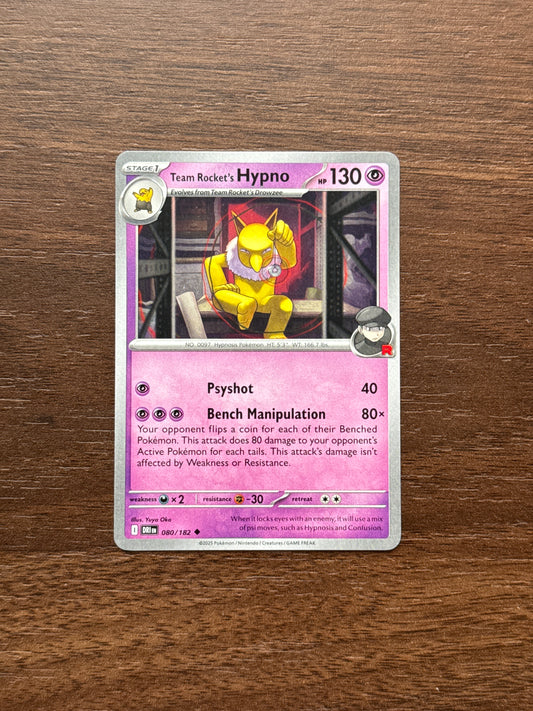 080/182 | Team Rocket’s Hypno Common | Destined Rivals