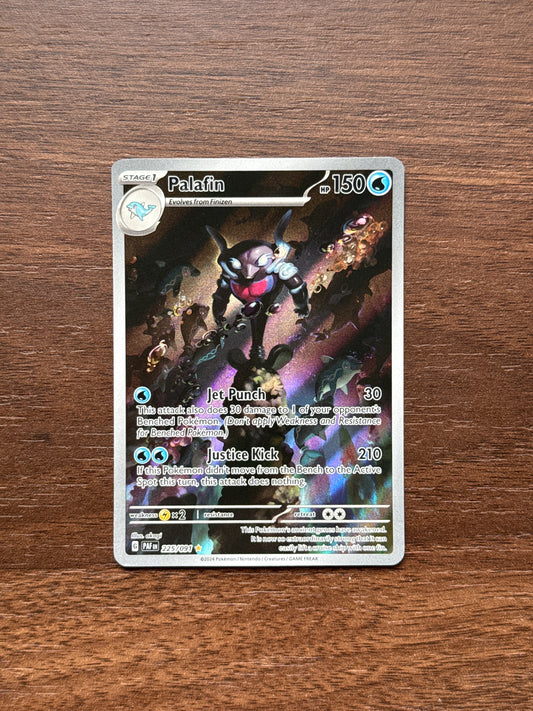 225/091 | Palafin Illustration Rare | Paldean Fates