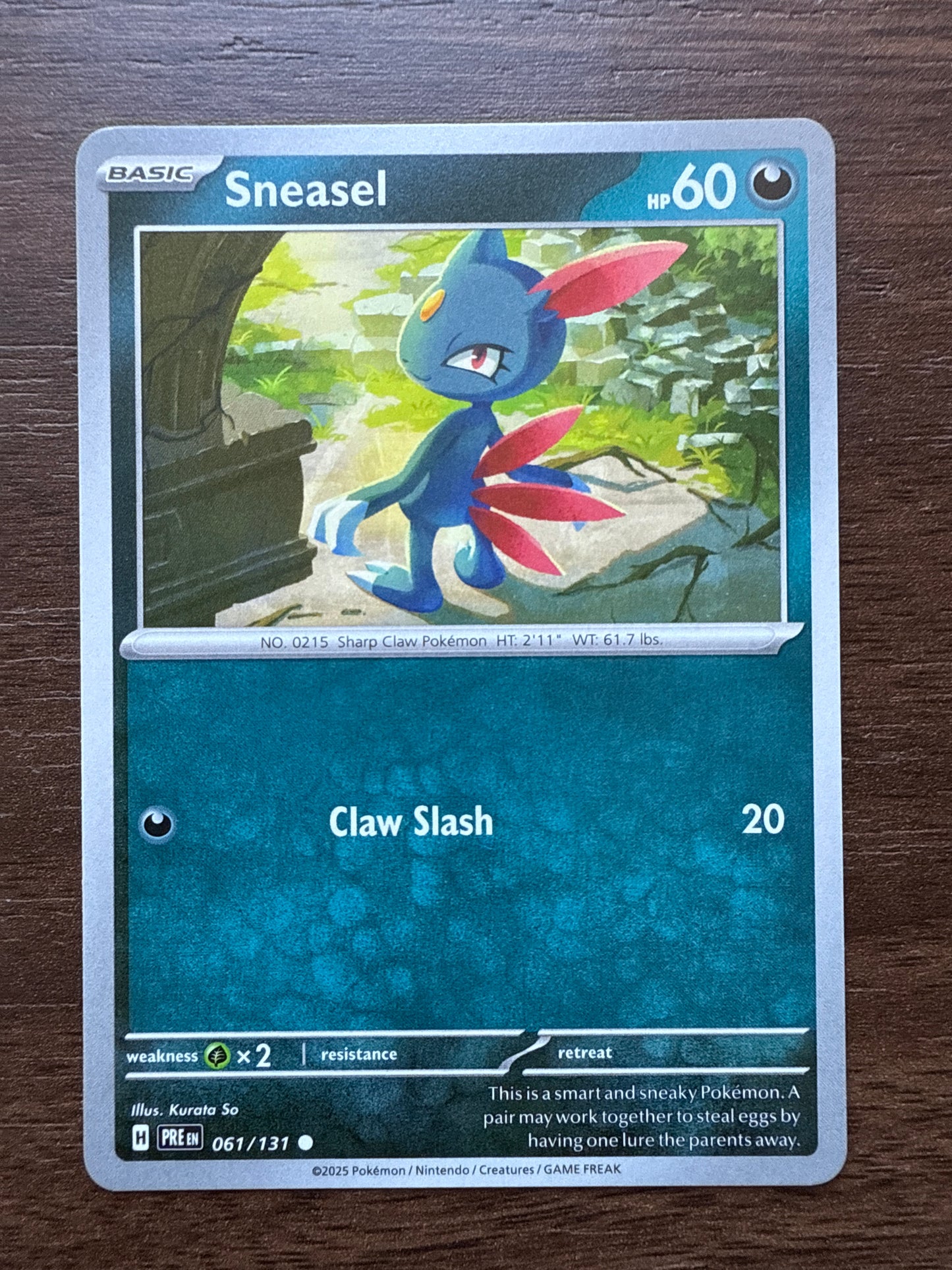 Sneasel Common | Prismatic Evolutions | 061/131