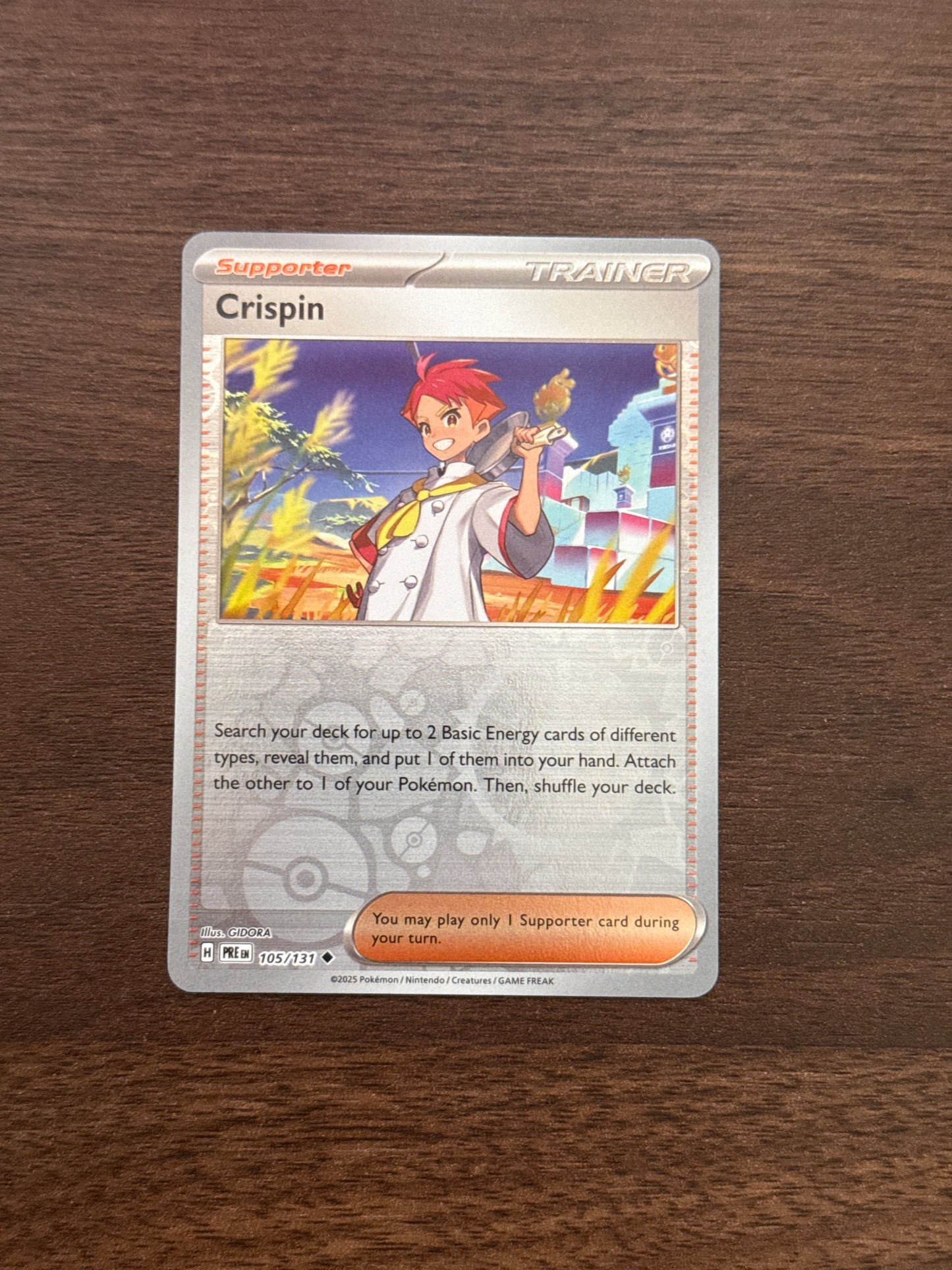 105/131 | Crispin Rev Holo | Prismatic Evolutions