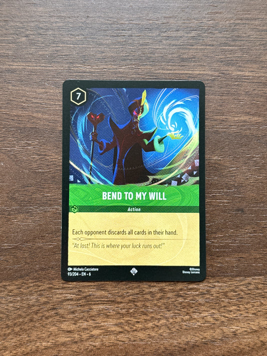 093/204 | Bend To My Will Super Rare Card | Azurite Sea