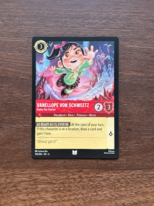 110/204 | Vanellope Von Schweetz Uncommon Card | Azurite Sea