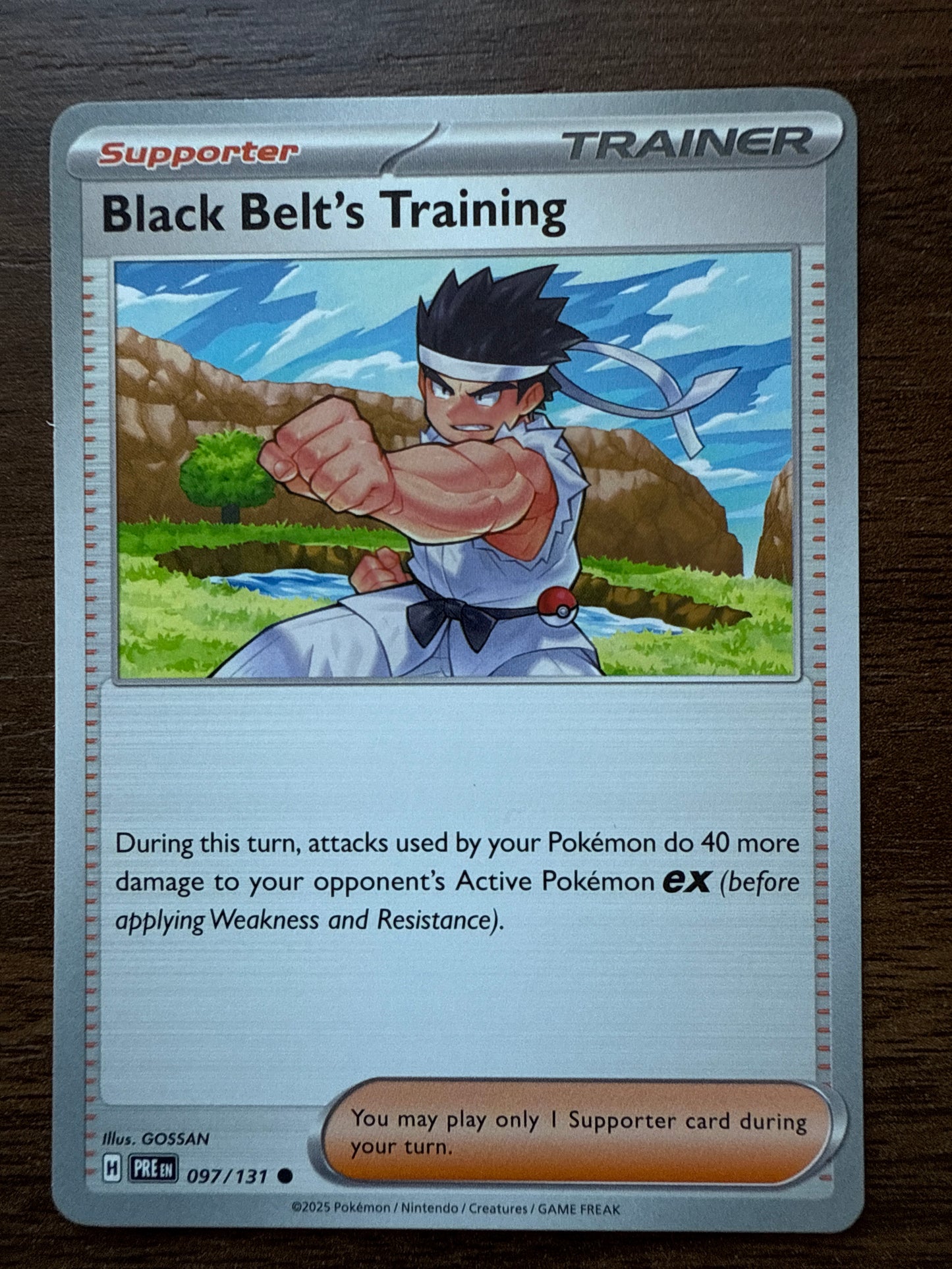 Black Belt's Training Common | Prismatic Evolutions | 097/131