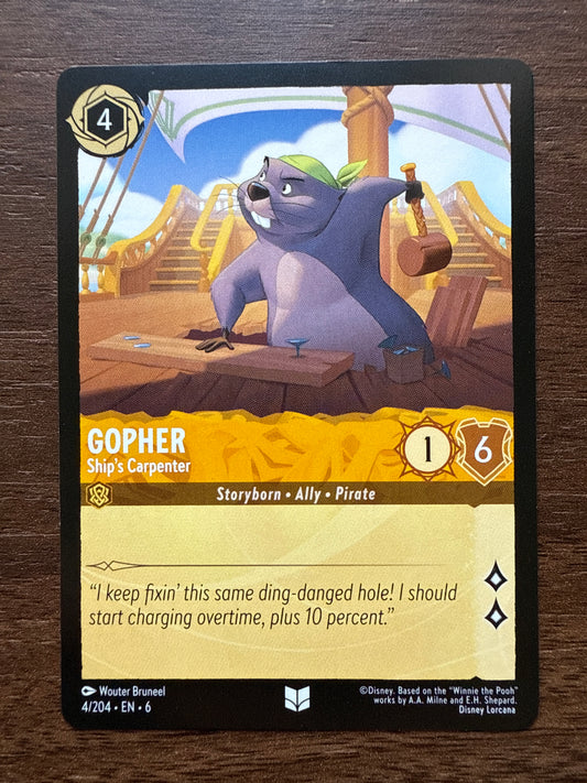 Gopher Uncommon Card | Azurite Sea | 004/204