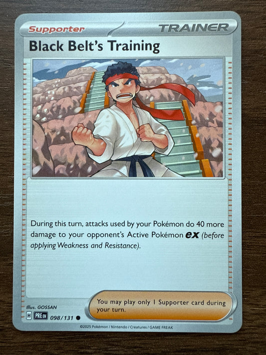 Black Belt's Training Common | Prismatic Evolutions | 098/131