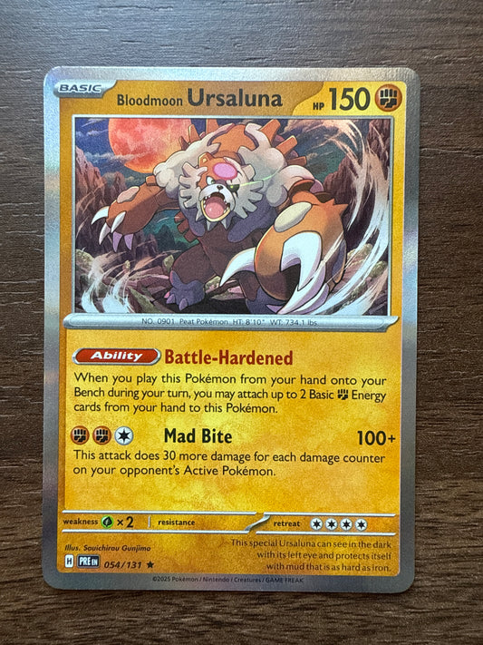 Bloodmoon Ursaluna Holo | Prismatic Evolutions | 054/131