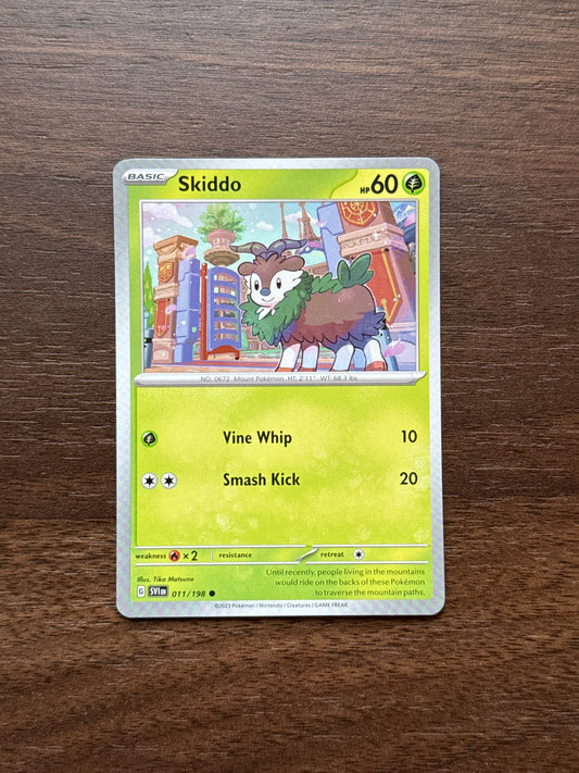 011/198 | Skiddo Common | Scarlet & Violet Base